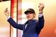 May 8, 2014; New York, NY, USA; Johnny Manziel (Texas A&M) gestures as he walks across the stage after being selected as the number twenty-two overall pick in the first round of the 2014 NFL Draft to the Cleveland Browns at Radio City Music Hall. Mandator
