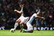 BIRMINGHAM, ENGLAND - APRIL 19: (L-R) Dejan Lovren of Southampton is challenged by Gabriel Agbonlahor of Aston Villa during the Barclays Premier League match between Aston Villa and Southampton at Villa Park on April 19, 2014 in Birmingham, England. (Ph