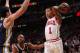 CHICAGO, IL - NOVEMBER 08: Derrick Rose #1 of the Chicago Bulls passes the ball against Jamaal Tinsley #6 of the Utah Jazz on November 8, 2013 at the United Center in Chicago, Illinois. NOTE TO USER: User expressly acknowledges and agrees that, by downloa