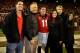 Josh Murray (left) with head coach Mark Richt and Aaron Murray (11) in 2013
