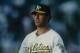 1991: Ron Darling #17 of the Oakland Athletics pitches during a 1991 season game. Ron Darling played for the Athletics from 1991 -1995. (Photo by: Otto Greule Jr/Getty Images)