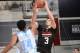 LAS VEGAS, NV - JULY 13: Doug McDermott #3 of the Chicago Bulls takes a shot against the Denver Nuggets at the Samsung NBA Summer League 2014 on July 13, 2014 at the Cox Pavilion in Las Vegas, Nevada. NOTE TO USER: User expressly acknowledges and agrees