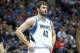 Feb 10, 2014; Minneapolis, MN, USA; Minnesota Timberwolves forward Kevin Love (42) against the Houston Rockets at Target Center. The Rockets defeated the Timberwolves 107-89. Mandatory Credit: Brace Hemmelgarn-USA TODAY Sports