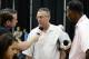 SAN ANTONIO, TX JUNE 6: R.C. Buford, General Manager of the San Antonio Spurs addresses the media during media availability as part of the 2014 NBA Finals on June 6, 2014 at the Spurs Practice Facility in San Antonio, Texas. NOTE TO USER: User expressly a