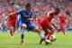 "Not so fast Raheem," says Cesar Azpilicueta with the tackle.