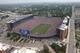 ANN ARBOR, MI - AUGUST 02: An aerial view of Michigan Stadium during the Guinness International Champions Cup match between Real Madrid and Manchester United at Michigan Stadium on August 2, 2014 in Ann Arbor, Michigan. (Photo by Leon Halip/Getty Images
