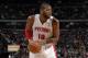 AUBURN HILLS, MI - FEBRUARY 24: Greg Monroe #10 of the Detroit Pistons controls the ball against the Golden State Warriors on February 24, 2014 at The Palace of Auburn Hills in Auburn Hills, Michigan. NOTE TO USER: User expressly acknowledges and agrees t