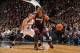 SAN ANTONIO, TX - JUNE 15: Dwyane Wade #3 of the Miami Heat handles the ball against the San Antonio Spurs during Game Five of the 2014 NBA Finals on June 15, 2014 at AT&T Center in San Antonio, Texas. NOTE TO USER: User expressly acknowledges and agrees