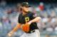 NEW YORK, NY - MAY 18: Gerrit Cole #45 of the Pittsburgh Pirates delivers a pitch in the first inning against the New York Yankees at Yankee Stadium on May 18, 2014 in the Bronx borough of New York City. (Photo by Jim McIsaac/Getty Images)