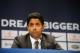 PARIS, FRANCE - JULY 16: Paris Saint-Germain's (PSG) chairman Nasser Al-Khelaifi speaks during a press conference on July 16, 2013 in Paris, France. Cavani's transfer to Paris Saint-Germain football club is reported to have cost in the region of £55m. (P