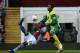 BIRMINGHAM, ENGLAND - MARCH 02: Christian Benteke of Aston Villa scores his team's first goal during the Barclays Premier League match between Aston Villa and Norwich City at Villa Park on March 2, 2014 in Birmingham, England. (Photo by Tony Marshall/Ge