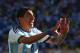 SAO PAULO, BRAZIL - JULY 01: Angel di Maria of Argentina celebrates scoring his team's first goal in extra time during the 2014 FIFA World Cup Brazil Round of 16 match between Argentina and Switzerland at Arena de Sao Paulo on July 1, 2014 in Sao Paulo,