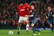 MANCHESTER, ENGLAND - APRIL 01: Marouane Fellaini of Manchester United and Franck Ribery of Bayern Muenchen battle for the ball during the UEFA Champions League Quarter Final first leg match between Manchester United and FC Bayern Muenchen at Old Traffor