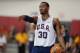 LAS VEGAS, NV - JULY 30: John Wall #30 of the USA Basketball Men's National Team gestures during practice at the Mendenhall Center at the University of Nevada, Las Vegas on July 30, 2014 in Las Vegas, Nevada. NOTE TO USER: User expressly acknowledges and