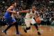 BOSTON, MA - APRIL 4: Rajon Rondo #9 of the Boston Celtics drives against the Philadelphia 76ers on April 4, 2014 at the TD Garden in Boston, Massachusetts. NOTE TO USER: User expressly acknowledges and agrees that, by downloading and or using this photo