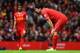 LIVERPOOL, ENGLAND - MAY 11: Luis Suarez of Liverpool looks thoughtful during the Barclays Premier League match between Liverpool and Newcastle United at Anfield on May 11, 2014 in Liverpool, England. (Photo by Laurence Griffiths/Getty Images)