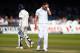 LONDON, ENGLAND - JULY 19: England bowler James Anderson reacts as the India batsmen pick up runs during day three of 2nd Investec Test match between England and India at Lord's Cricket Ground on July 19, 2014 in London, United Kingdom. (Photo by Stu F