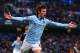 MANCHESTER, ENGLAND - JANUARY 19: David Silva of Manchester City celebrates after scoring the opening goal during the Barclays Premier League match between Manchester City and Fulham at Etihad Stadium on January 19, 2013 in Manchester, England. (Photo b