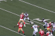 Hyde showed his acceleration to beat Ravens defenders to the corner for an eight-yard gain.