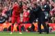 LIVERPOOL, ENGLAND - APRIL 13: Liverpool Manager Brendan Rodgers gives orders to Victor Moses during the Barclays Premier League match between Liverpool and Manchester City at Anfield on April 13, 2014 in Liverpool, England. (Photo by Alex Livesey/Getty