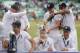 LONDON, ENGLAND - AUGUST 17: Sam Robson of England is cover with champagne after winning the 5th Investec Test match between England and India at The Kia Oval on August 17, 2014 in London, England. (Photo by Gareth Copley/Getty Images)