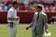 Alabama offensive coordinator Lane Kiffin and head coach Nick Saban