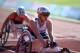 SWANSEA, WALES - AUGUST 19: Samantha Kinghorn of Great Britain wins the Womens 400m - T53 event during day one of the IPC Athletics European Championships at Swansea University Sports Village on August 19, 2014 in Swansea, Wales. (Photo by Charlie Crowhur