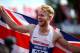 SWANSEA, WALES - AUGUST 19: Jonnie Peacock of Great Britain celebrates after winning mens 100m T44 final during day one of the IPC Athletics European Championships at Swansea University Sports Village on August 19, 2014 in Swansea, Wales. (Photo by Charli