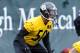 PITTSBURGH, PA - MAY 16: Ryan Shazier #50 of the Pittsburgh Steelers participates in drills during rookie minicamp at the Pittsburgh Steelers Training Facility on May 16, 2014 in Pittsburgh, Pennsylvania. (Photo by Joe Sargent/Getty Images)