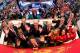 NEW YORK, NY - AUGUST 10: In this handout photo provided by the NYSE Euronext, Manchester United Executives David Gill (R), Joel Glazer (C, R) and Avram Glazer (C) with Ed Woodward prepare to ring the Opening Bell at the New York Stock Exchange on August