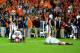 Georgia players react to disappointment against Auburn in 2013