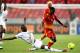 PORT ELIZABETH, SOUTH AFRICA - JANUARY 28, Dankwa Kofi of Niger (L) and Christian Atsu Twasam of Ghana during the 2013 Orange African Cup of Nations match between Niger and Ghana from Nelson Mandela Bay Stadium on January 28, 2013 in Port Elizabeth, South
