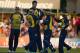 CHELMSFORD, ENGLAND - AUGUST 02: Boyd Rankin of Birmingham Bears is congratulated on bowling Tom Westley of Essex Eagles during the Natwest T20 Blast Quarter Final match between Essex Eagles and Birmingham Bears at Ford County Ground on August 2, 2014 i
