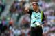 LONDON, ENGLAND - JULY 15: Kevin Pietersen of Surrey walks off dejected after being bowled out by Somerset's Max Waller during the Natwest T20 Blast match between Surrey and Somerset at The Kia Oval on July 16, 2014 in London, England. (Photo by Charlie C