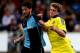 HIGH WYCOMBE, ENGLAND - JULY 16: Marco van Ginkel of Chelsea battles with Aaron Pierre of Wycombe duing the pre season friendly match between Wycombe Wanderers and Chelsea at Adams Park on July 16, 2014 in High Wycombe, England. (Photo by Ben Hoskins/Get
