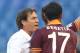 ROME, ITALY - SEPTEMBER 01: AS Roma head coach Rudi Garcia (L) celebrates with Mehdi Benatia after their team's second goal scored by Miralem Pjanic during the Serie A match between AS Roma and Hellas Verona FC at Stadio Olimpico at Stadio Olimpico on Se
