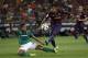 Rafinha in action for Barca.