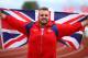 SWANSEA, WALES - AUGUST 21: Aled Davies of Great Britain celebrates winning the mens shot put F42 final during day three of the IPC Athletics European Championships at Swansea University Sports Village on August 21, 2014 in Swansea, Wales. (Photo by Charl