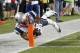 Aug 22, 2014; Foxborough, MA, USA; New England Patriots running back Shane Vereen (34) dives for a touchdown during the third quarter against the Carolina Panthers at Gillette Stadium. Mandatory Credit: Stew Milne-USA TODAY Sports