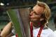 TURIN, ITALY - MAY 14: Ivan Rakitic of Sevilla poses with the trophy during the UEFA Europa League Final match between Sevilla FC and SL Benfica at Juventus Stadium on May 14, 2014 in Turin, Italy. (Photo by Michael Steele/Getty Images)
