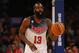 NEW YORK, NY - AUGUST 20: James Harden #13 of the USA dribbles against the Dominican Republic during their game at Madison Square Garden on August 20, 2014 in New York City. (Photo by Al Bello/Getty Images)