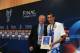 Di Maria with former United boss Sir Alex Ferguson.