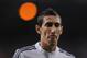 MADRID, SPAIN - AUGUST 19: Angel di Maria looks on during the Supercopa first leg match between Real Madrid and Club Atletico de Madrid at Estadio Santiago Bernabeu on August 19, 2014 in Madrid, Spain. (Photo by Denis Doyle/Getty Images)