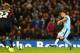 MANCHESTER, ENGLAND - AUGUST 25: Sergio Aguero of Manchester City scores the third goal during the Barclays Premier League match between Manchester City and Liverpool at the Etihad Stadium on August 25, 2014 in Manchester, England. (Photo by Clive Bruns