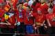 Xabi Alonso, centre, won the World Cup with Spain in 2010.