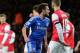 LONDON, ENGLAND - OCTOBER 29: Juan Mata of Chelsea celebrates after scoring his side's second goal during the Capital One Cup Fourth Round match between Arsenal and Chelsea at the Emirates Stadium on October 29, 2013 in London, England. (Photo by Jamie