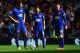 SUNDERLAND, ENGLAND - AUGUST 24: Robin van Persie (L), Juan Mata and Wayne Rooney of Manchester United look dejected after the goal scored by Jack Rodwell of Sunderland during the Barclays Premier League match between Sunderland and Manchester United at