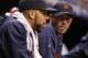 Recent acquisition David Price (left) with Rick Porcello. The two starters are half of the four-headed monster along with Justin Verlander and Max Scherzer.