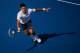 NEW YORK, NY - AUGUST 28: Novak Djokovic of Serbia returns a shot against Paul-Henri Mathieu of France during their men's second round match on Day Four of the 2014 US Open at the USTA Billie Jean King National Tennis Center on August 28, 2014 in the Flu