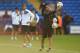 CARDIFF, WALES - AUGUST 11: Sevilla FC coach Unai Emery makes a point during Sevilla FC training prior to the UEFA Super Cup match at Cardiff City Stadium on August 11, 2014 in Cardiff, Wales. (Photo by Stu Forster/Getty Images)